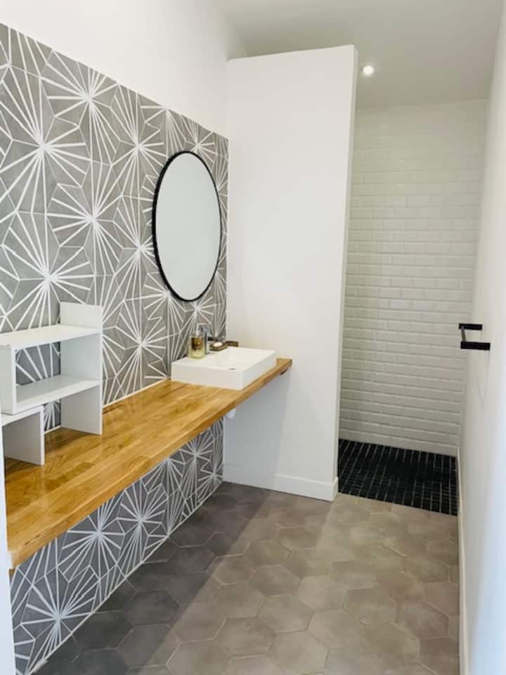 Deuxième salle d'eau design